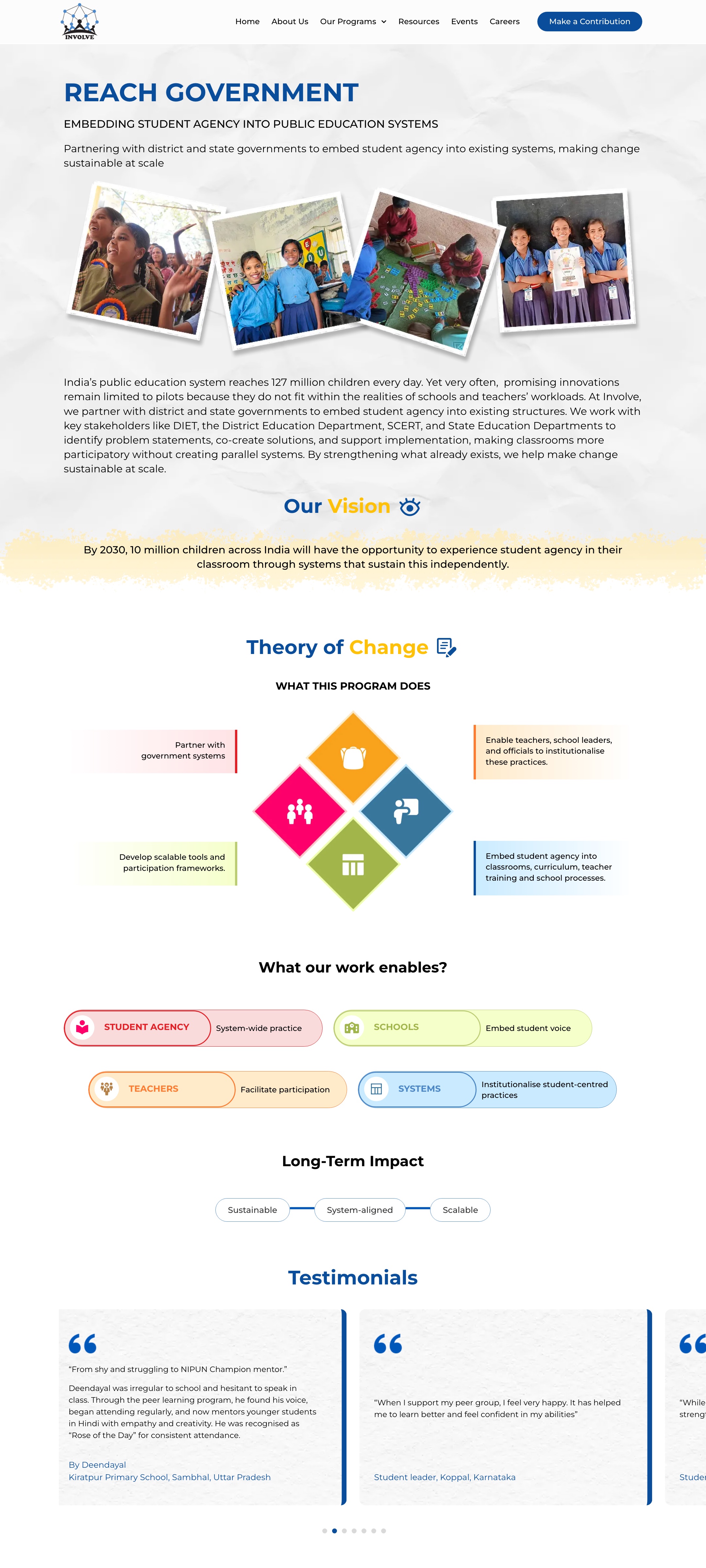Website and internal tools for Involve